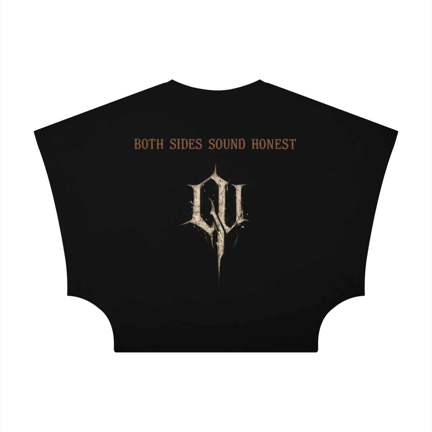 “Both Sides Sound Honest”  Women's Cropped Dolman T-Shirt