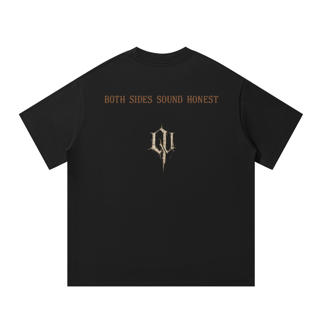 “Both Sides Sound Honest”. Unisex Oversized T-Shirt